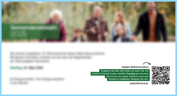 Abschnitt mit QR-Code